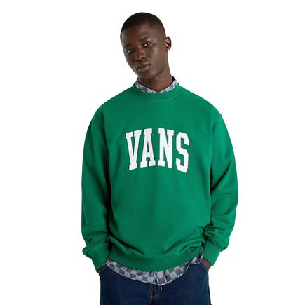 Vans ORIGINAL STANDARDS VARSITY LOOSE CREW Erkek Yeşil Sweatshirt