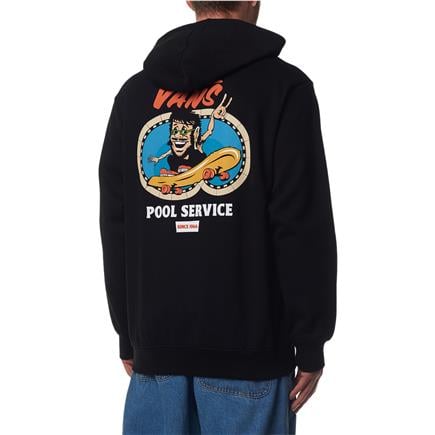 Vans POOL SERVICE LOOSE PO Erkek Siyah Sweatshirt