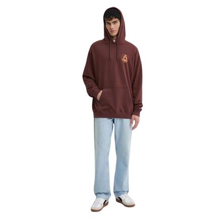 Vans THUMB LOGO LOOSE PO Erkek Kahverengi Sweatshirt