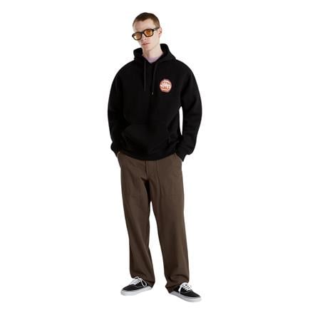 Vans OG OPEN MOUTH LOOSE PO Erkek Siyah Sweatshirt