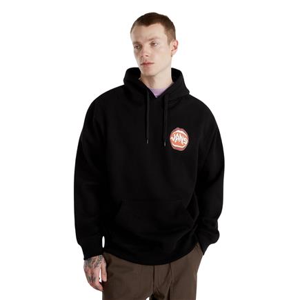 Vans OG OPEN MOUTH LOOSE PO Erkek Siyah Sweatshirt