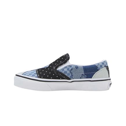 Vans Uy Classic Slip-On Patchwork Çocuk Lacivert Sneaker