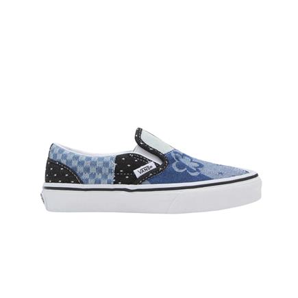 Vans Uy Classic Slip-On Patchwork Çocuk Lacivert Sneaker