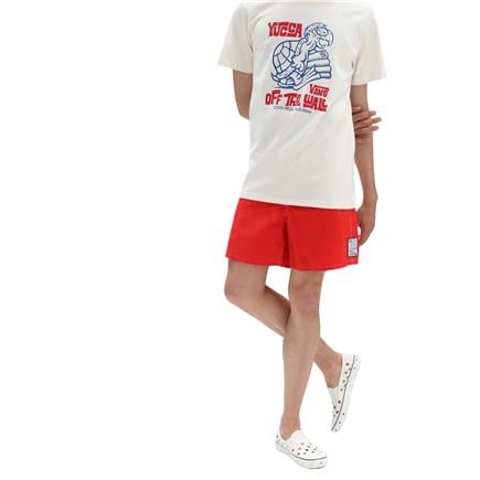Vans X Yucca Fıns Boarshorts Kırmızı Mayo Şort