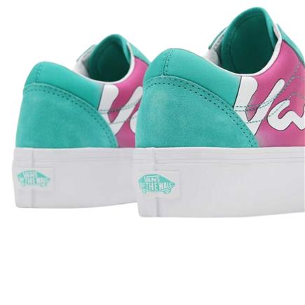 Vans Ua Old Skool Platform Spring Fade Turkuaz Sneaker
