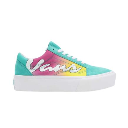 Vans Ua Old Skool Platform Spring Fade Turkuaz Sneaker
