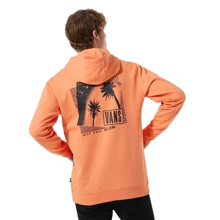 Vans Palm Tree Po Erkek Turuncu Kapüşonlu Sweatshirt