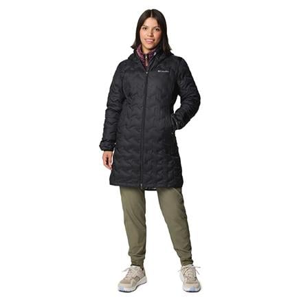 Columbia  Delta Ridge II Long Down Jacket Kadın Siyah Mont