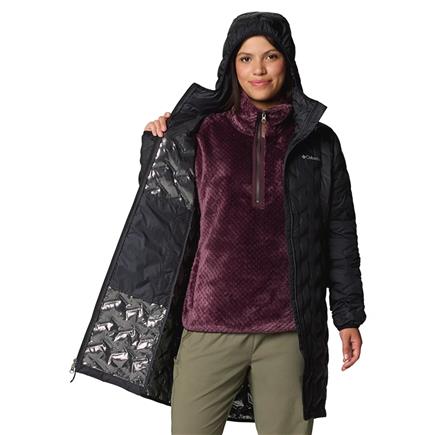 Columbia  Delta Ridge II Long Down Jacket Kadın Siyah Mont