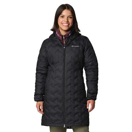 Columbia  Delta Ridge II Long Down Jacket Kadın Siyah Mont