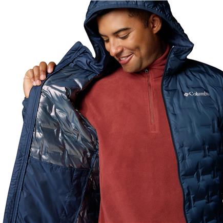 Columbia  Delta Ridge II Down Hooded Jacket Erkek Lacivert Mont