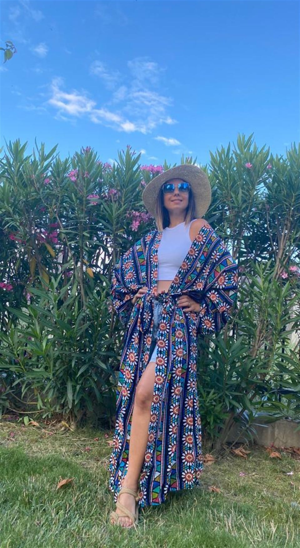 Nakış Görünümlü kimono