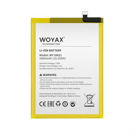 Woyax by Deji General Mobile GM21 Pro / Omix X300 / Omix X500 Batarya