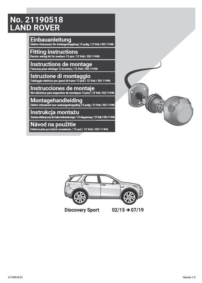 LAND ROVER DISCOVERY SPORT ARACA ÖZEL ORJİNAL ELEKTRİK MODÜLÜ
