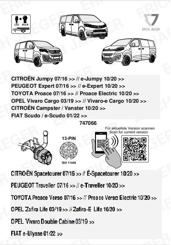 FİAT SCUDO  01 /2022 -)  ARACA ÖZEL ORJİNAL ELEKTRİK MODÜLÜ 