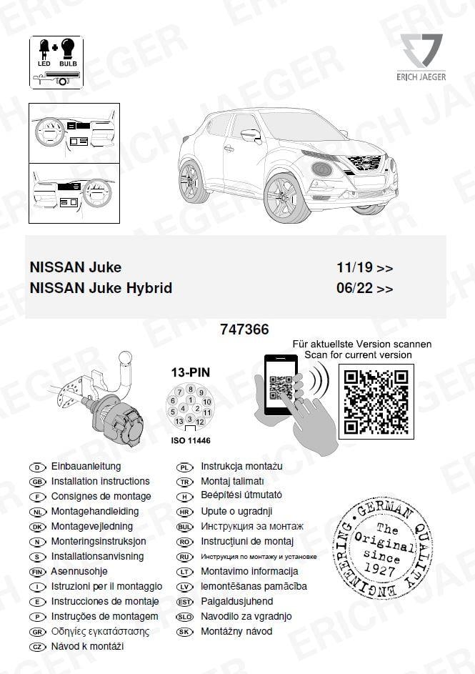 NISSAN JUKE ARACA ÖZEL ORJİNAL ELEKTRİK MODÜLÜ