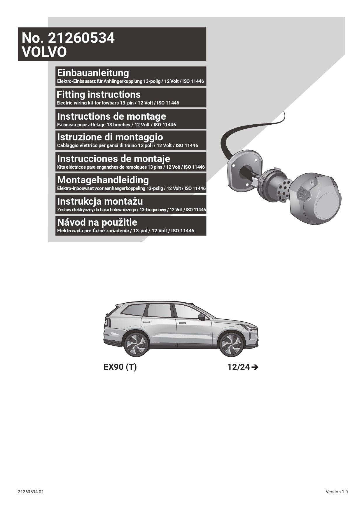Volvo EX90 12/2024-) ARACA ÖZEL ORJİNAL ELEKTRİK MODÜLÜ 