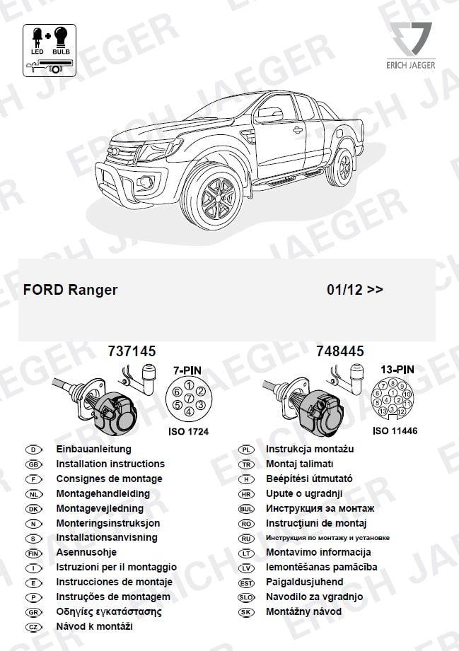 FORD RANGER ARACA ÖZEL ORJİNAL ELEKTRİK MODÜLÜ