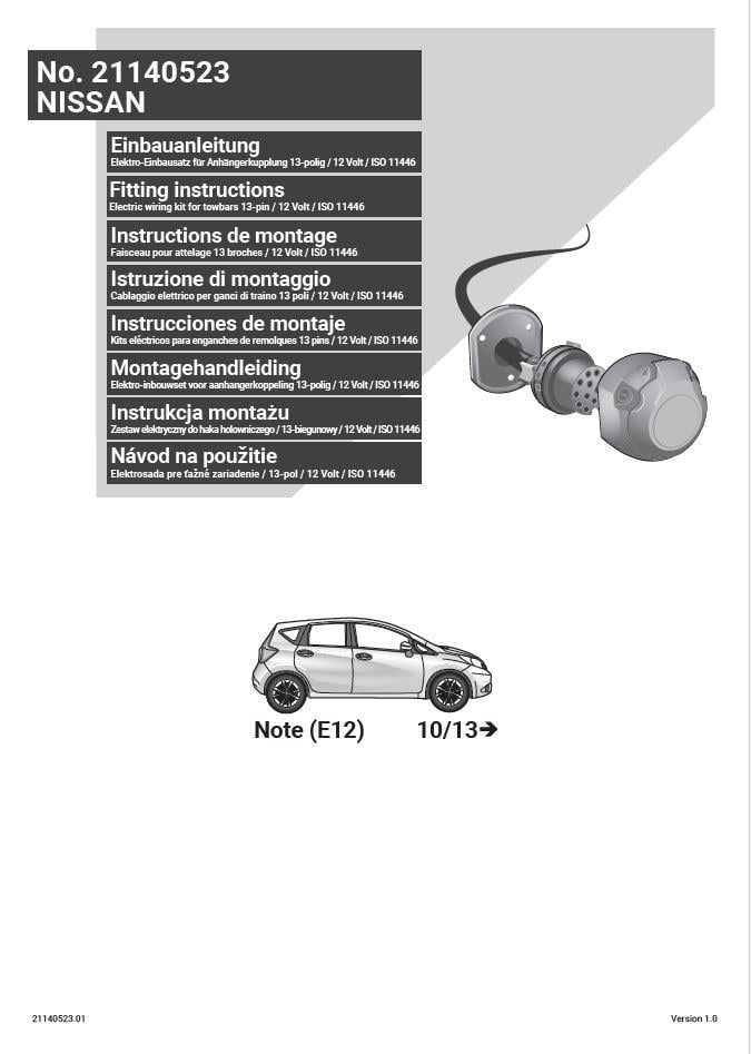 NISSAN NOTE (E12) ARACA ÖZEL ORJİNAL ELEKTRİK MODÜLÜ