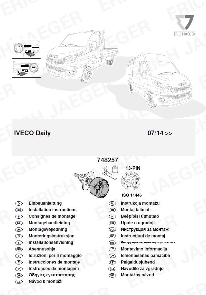 IVECO DAILY ARACA ÖZEL ORJİNAL ELEKTRİK MODÜLÜ