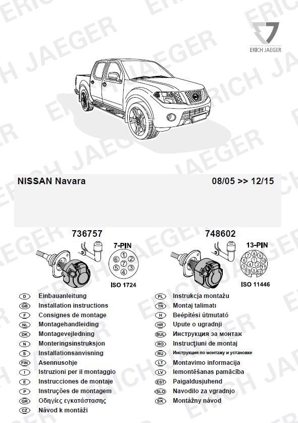 NISSAN NAVARA ARACA ÖZEL ORJİNAL ELEKTRİK MODÜLÜ