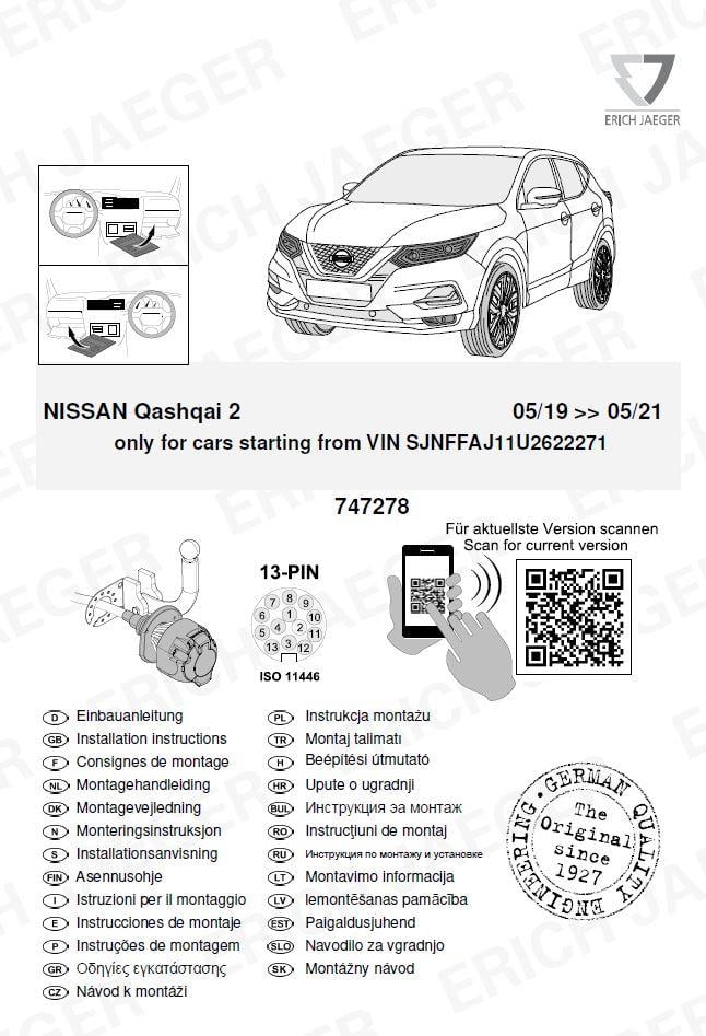 NISSAN QASHQAI 2 ARACA ÖZEL ORJİNAL ELEKTRİK MODÜLÜ