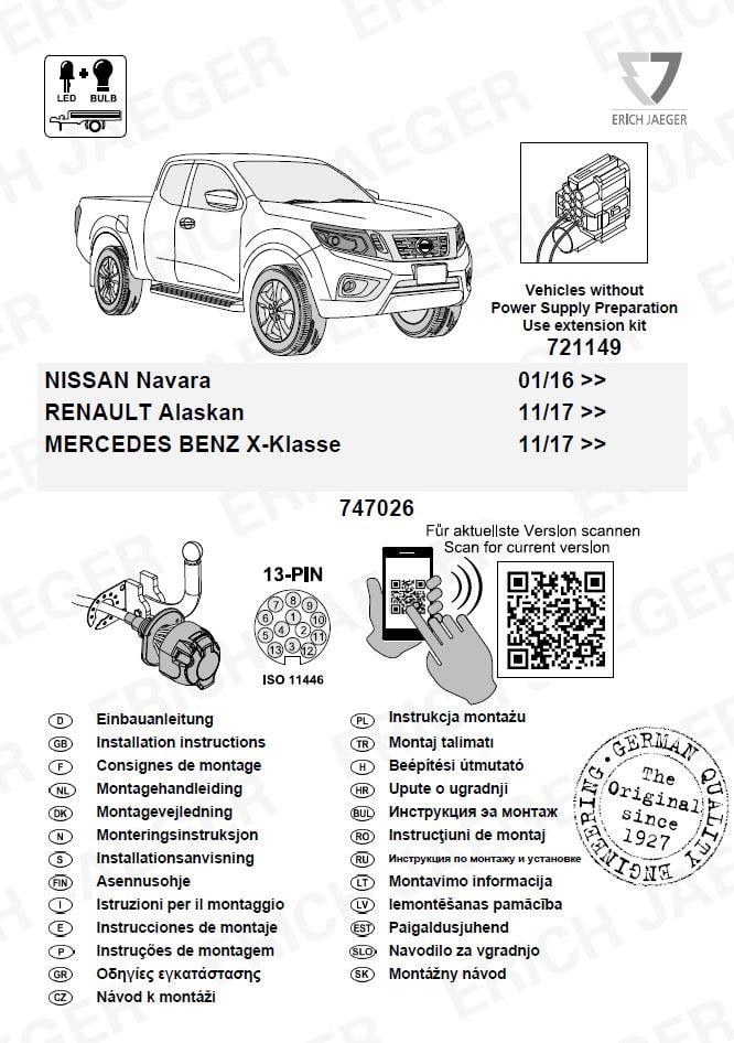 RENAULT ALASKAN ARACA ÖZEL ORJİNAL ELEKTRİK MODÜLÜ  (11.2017-)