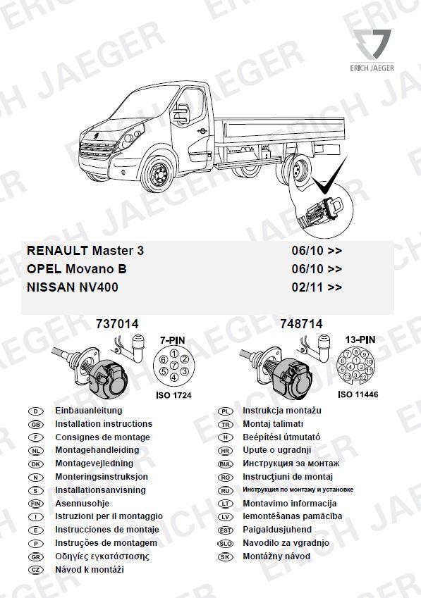RENAULT MASTER 3 ARACA ÖZEL ORJİNAL ELEKTRİK MODÜLÜ