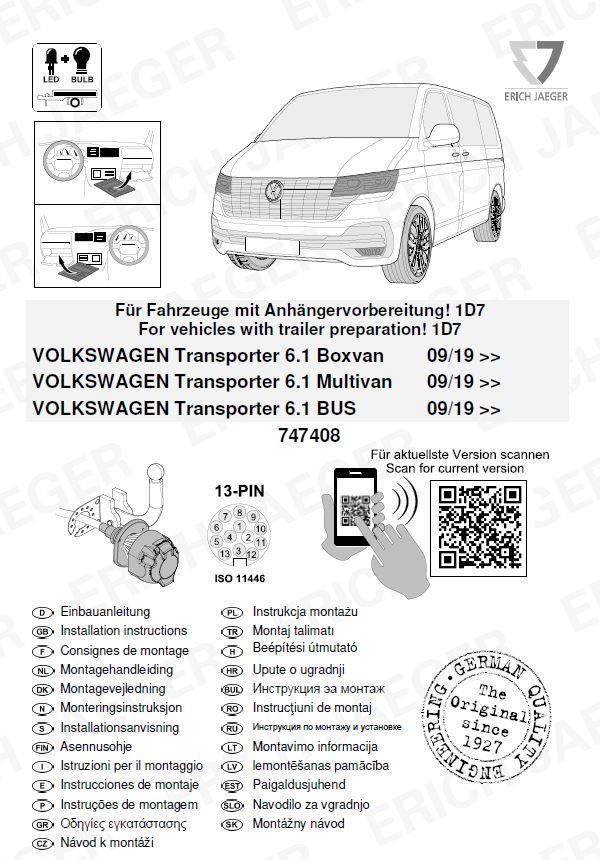 VOLKSWAGEN TRANSPORTER 6.1 BOXVAN ARACA ÖZEL ORJİNAL ELEKTRİK MODÜLÜ 