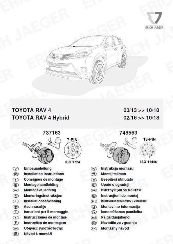 TOYOTA RAV 4 ARACA ÖZEL ORJİNAL ELEKTRİK MODÜLÜ