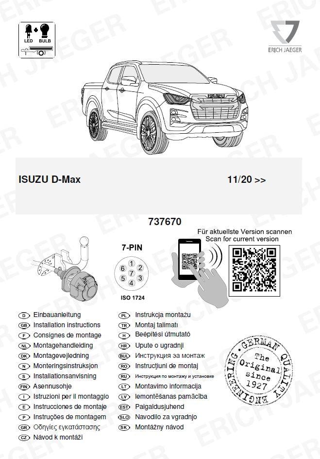 ISUZU D-MAX ARACA ÖZEL ORJİNAL ELEKTRİK MODÜLÜ