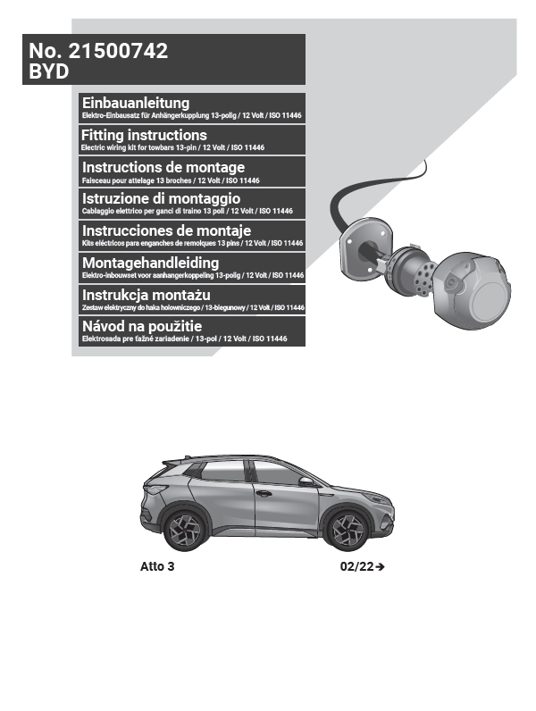 BYD ATTO 3  02/22 -)  ARACA ÖZEL ORJİNAL ELEKTRİK MODÜLÜ