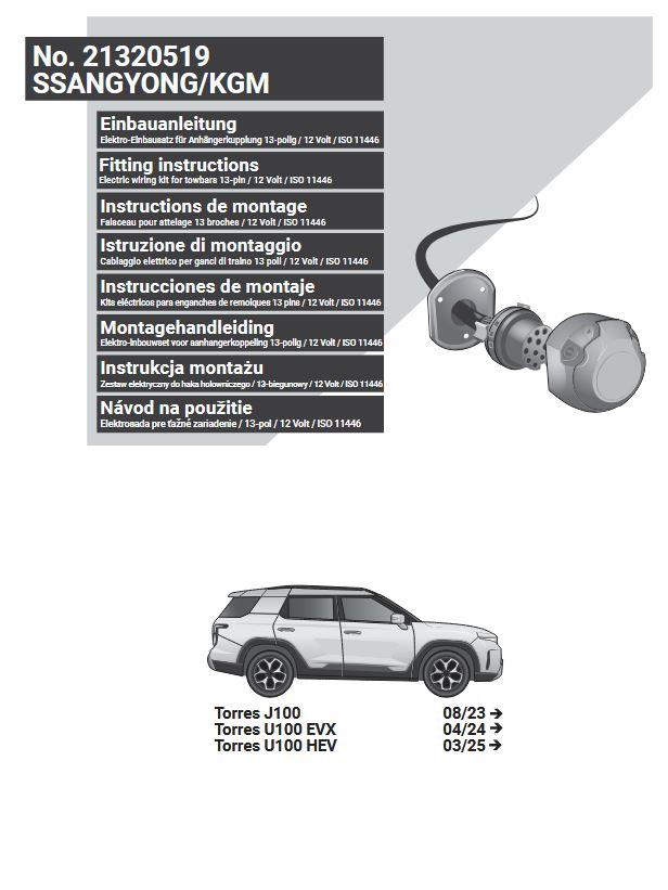 SSANGYONG Tivoli  09/19 -) ARACA ÖZEL ORJİNAL ELEKTRİK MODÜLÜ