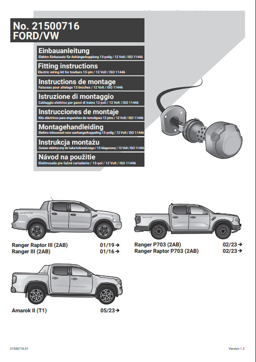 FORD RANGER ARACA ÖZEL ORJİNAL ELEKTRİK MODÜLÜ