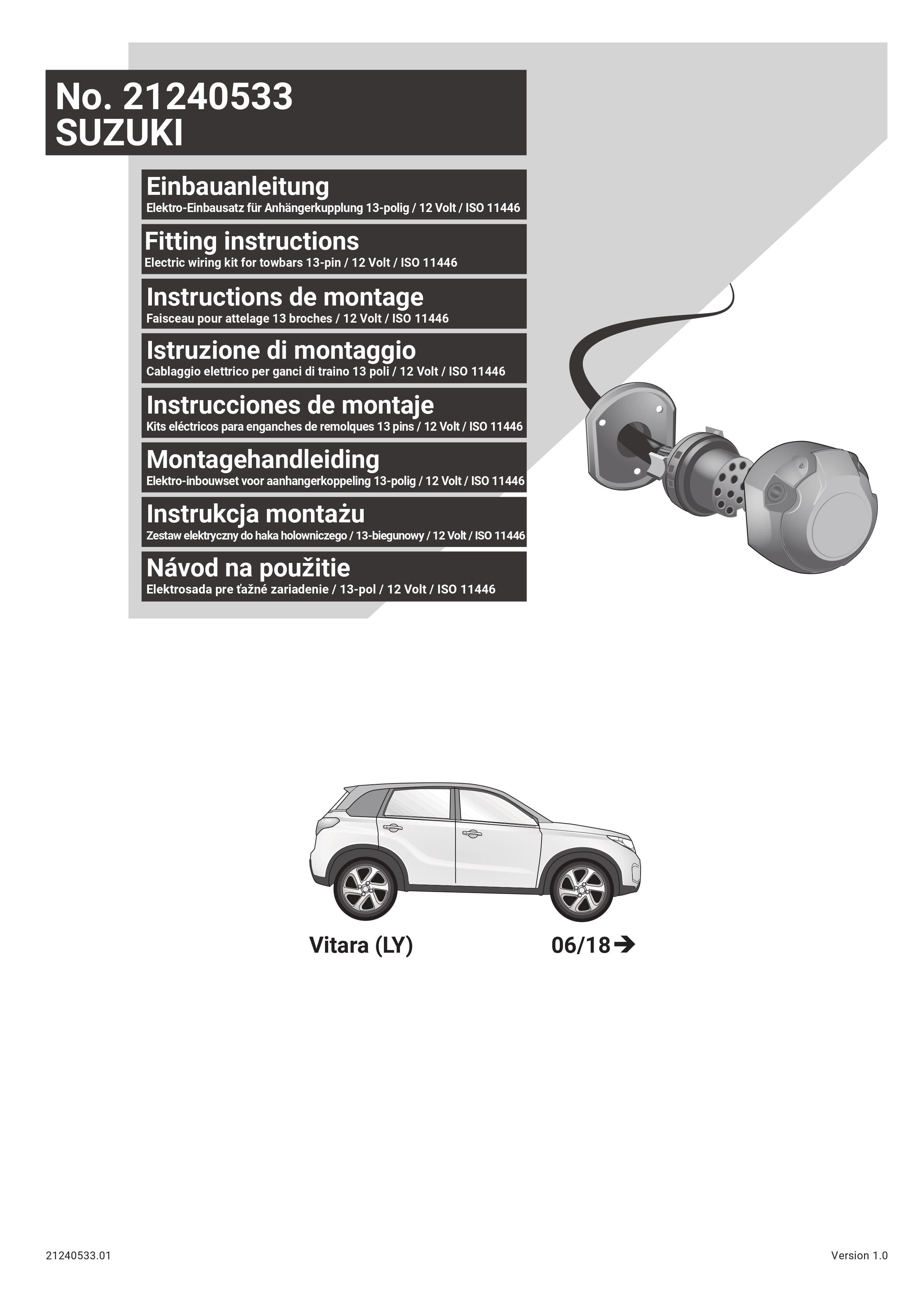 Suzuki Vitara (LY) 06/18 -)   ARACA ÖZEL ORJİNAL ELEKTRİK MODÜLÜ 