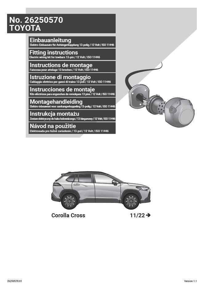 TOYOTA COROLLA CROSS ARACA ÖZEL ORJİNAL ELEKTRİK MODÜLÜ