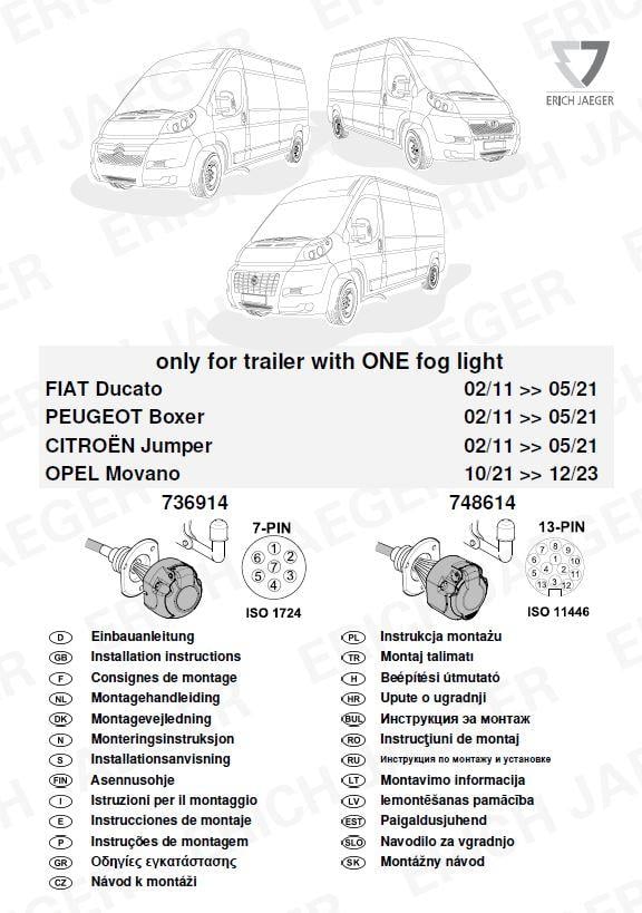 FIAT DUCATO ARACA ÖZEL ORJİNAL ELEKTRİK MODÜLÜ
