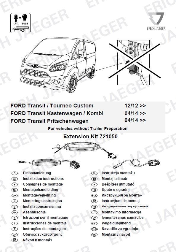 Ford Transit Tourneo Custom ARACA ÖZEL ORJİNAL ELEKTRİK MODÜLÜ