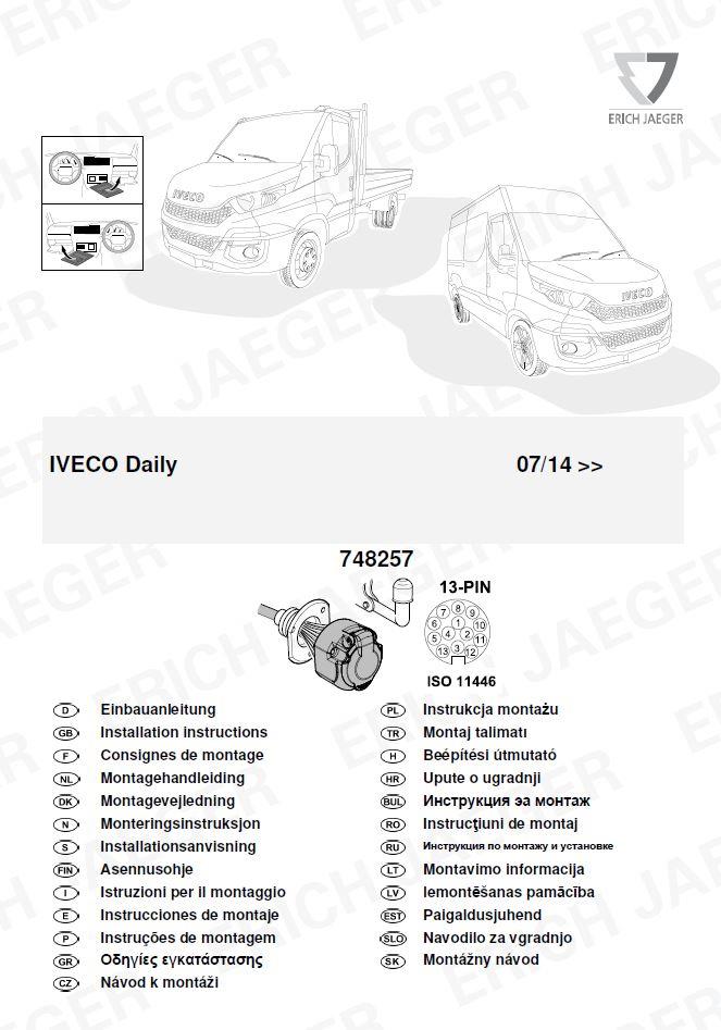 IVECO DAILY ARACA ÖZEL ORJİNAL ELEKTRİK MODÜLÜ