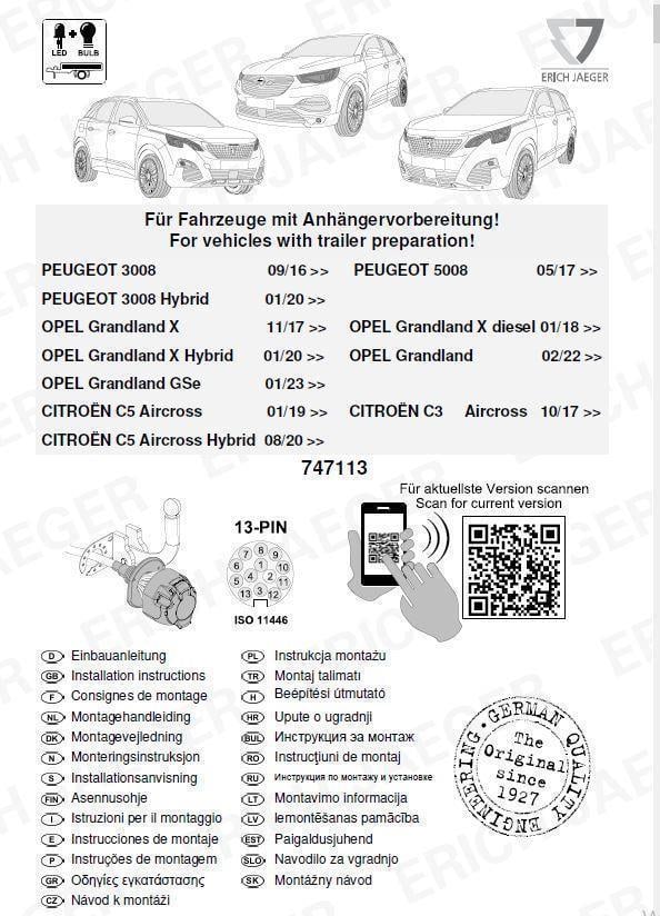 PEUGEOT 3008 ARACA ÖZEL ORJİNAL ELEKTRİK MODÜLÜ
