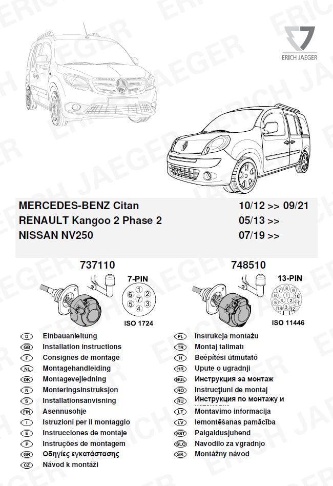 RENAULT KANGOO 2 PHASE 2  ARACA ÖZEL ORJİNAL ELEKTRİK MODÜLÜ 