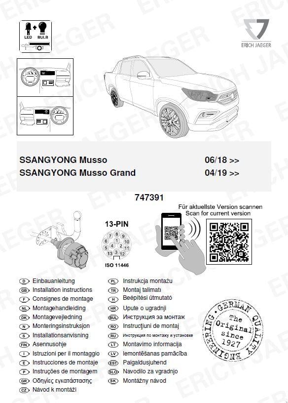 SSANGYONG MUSSO ARACA ÖZEL ORJİNAL ELEKTRİK MODÜLÜ