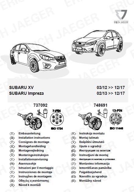 SUBARU XV ARACA ÖZEL ORJİNAL ELEKTRİK MODÜLÜ