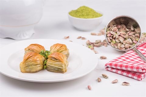 Fıstıklı Midye Baklava