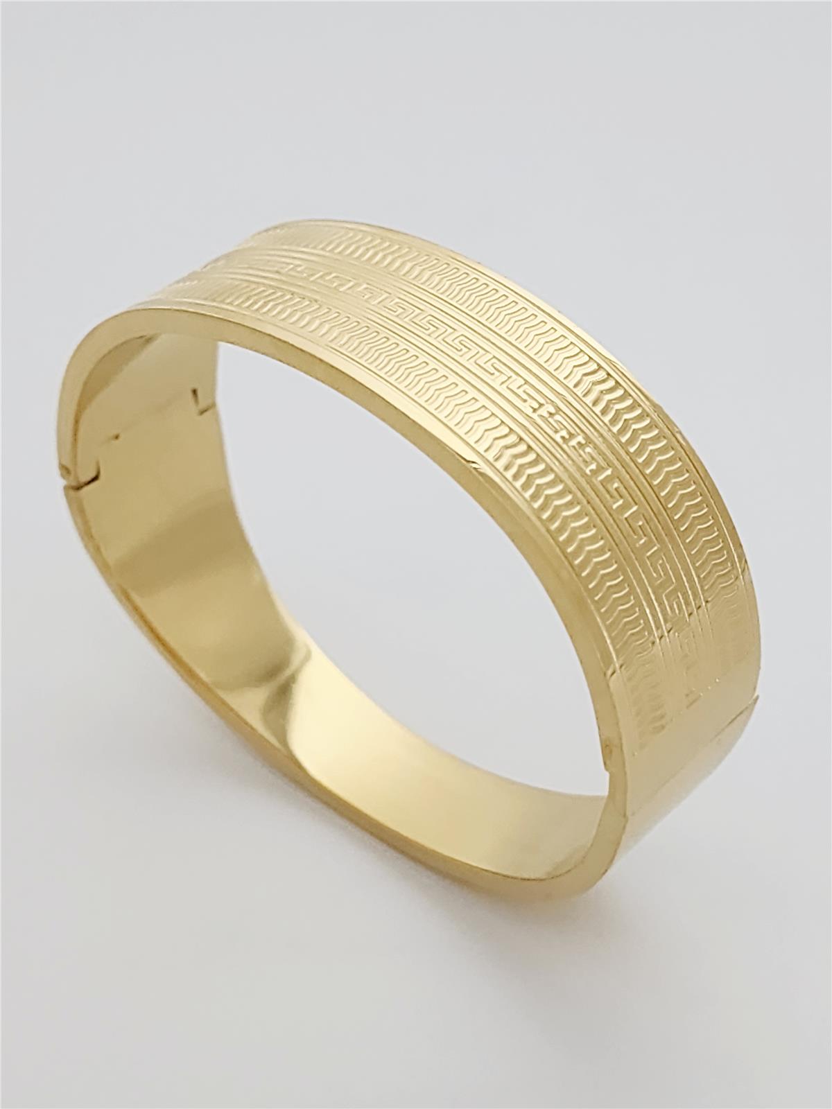 Asya Model Gold Kelepçe Bileklik