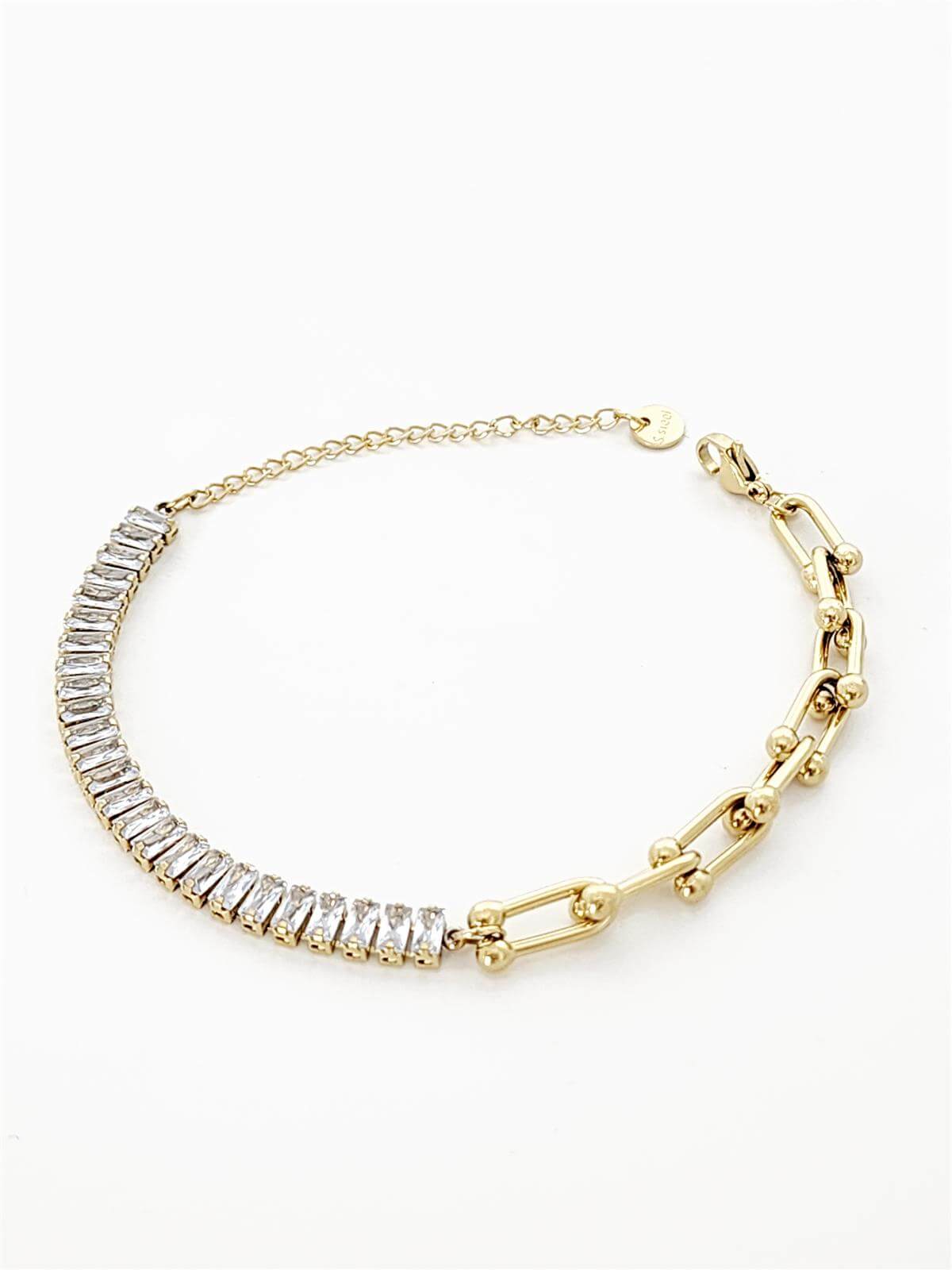 Baget Taşlı Tiffany Bileklik