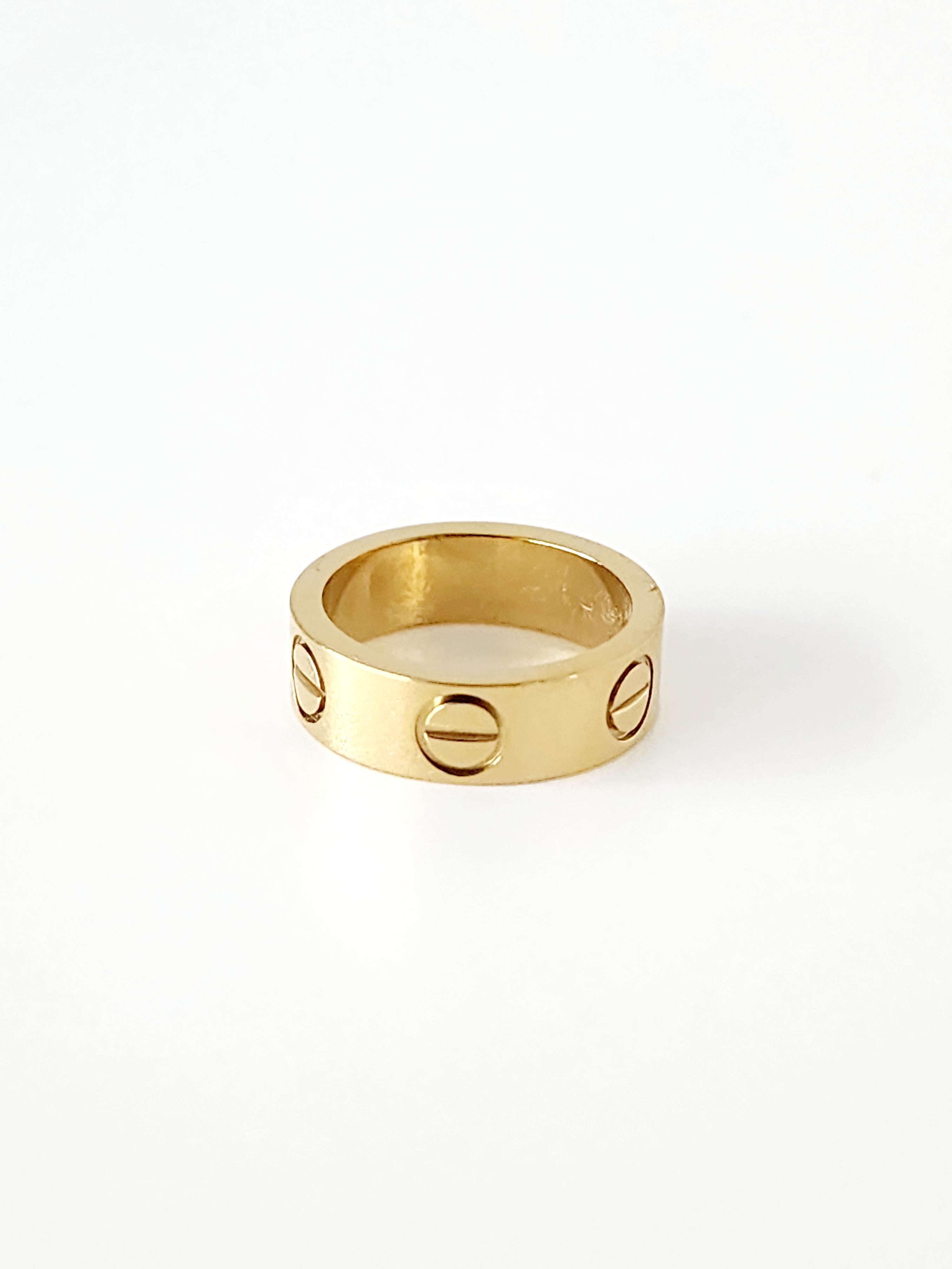 Çelik Gold Crtr Model Yüzük