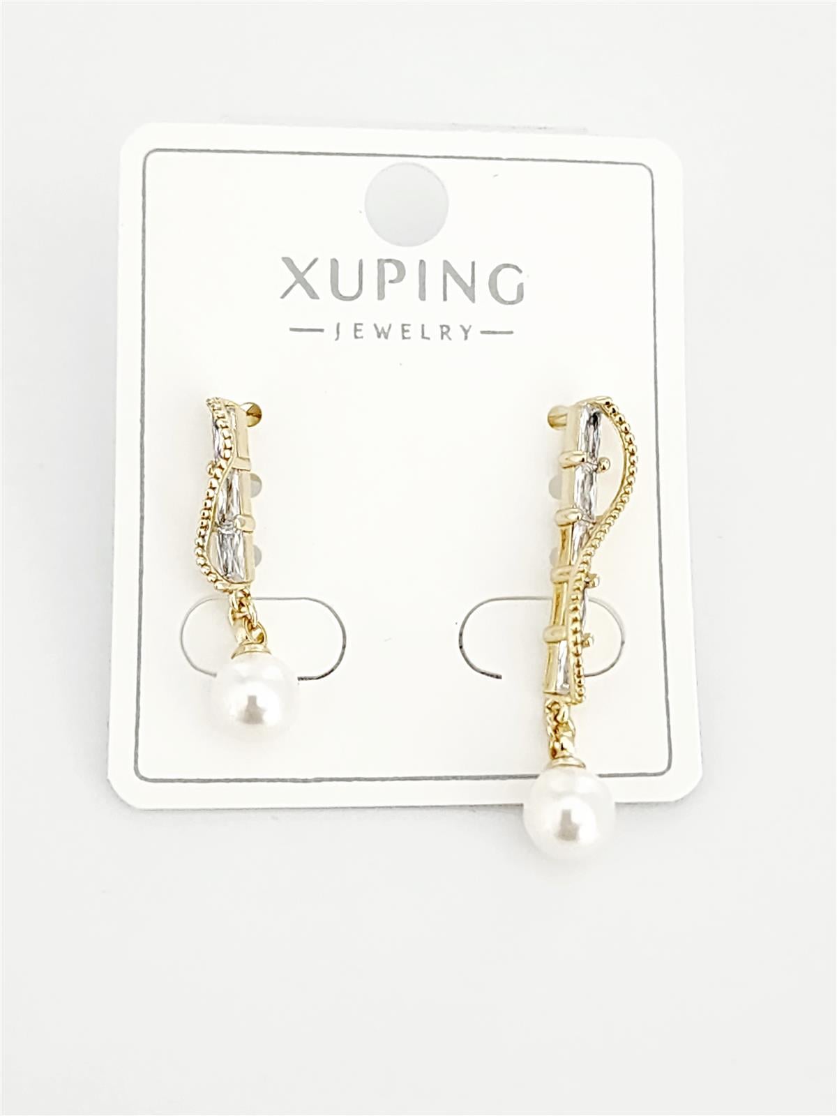 İnci Taş Gold VIP Xuping Küpe