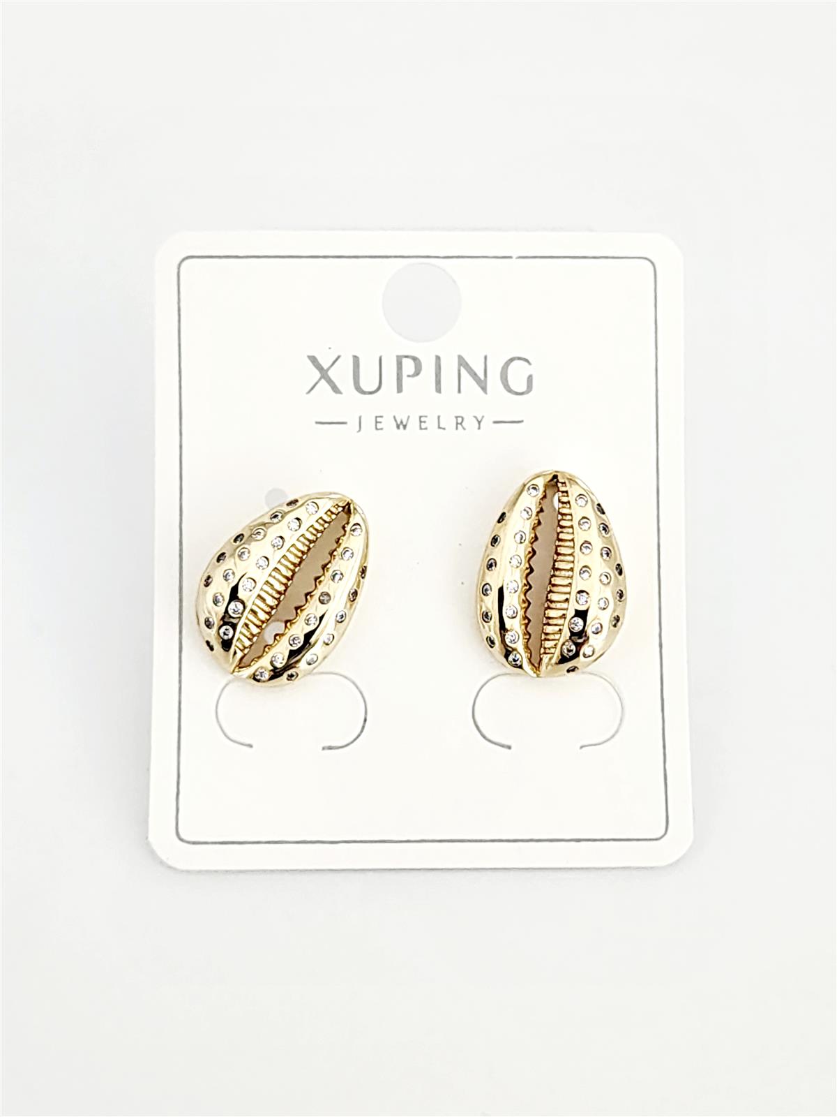 İstiridye Model Gold VIP Xuping Küpe
