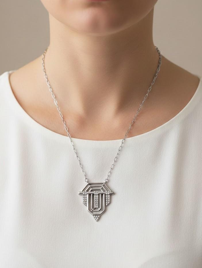 Serenay Model Silver Kolye